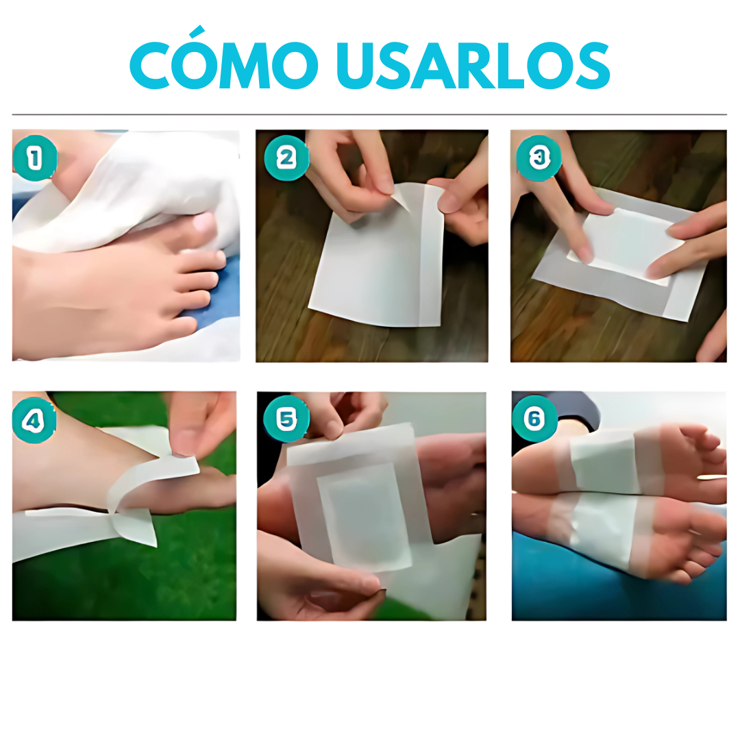 PARCHES DESINTOXICANTES – 10 UNIDADES – Limpia tu cuerpo mientras duermes