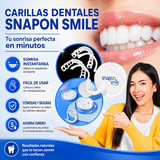 CARILLAS DENTALES SNAPON SMILE – Sonrisa renovada al instante