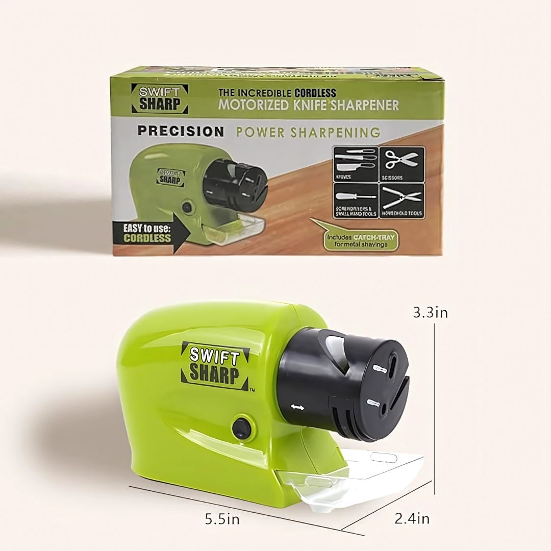 AFILADOR DE CUCHILLOS ELÉCTRICO – Filo profesional en segundos, sin esfuerzo ni riesgos