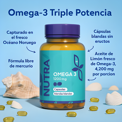 OMEGA 3 (Salud cardiovascular) – Apoyo integral para tu corazón, mente y bienestar diario