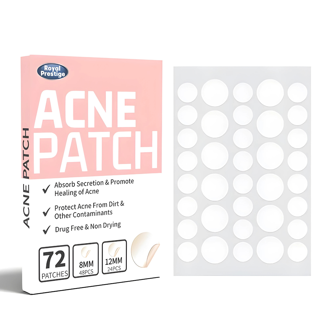 PARCHES INVISIBLES PARA EL ACNÉ IMPERMEABLES (72 Unds.) – Discreción y cuidado en cada aplicación