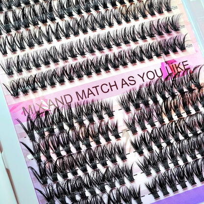 KIT DE PESTAÑAS ANJIEER DIY LASHES - Extensiones profesionales en minutos desde casa