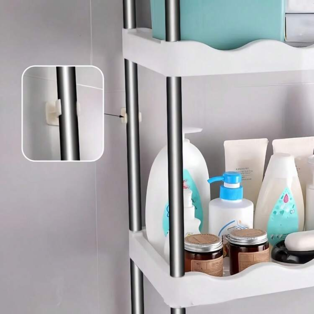 ESTANTE SOBRE INODORO – Organización inteligente, más espacio y baño siempre ordenado