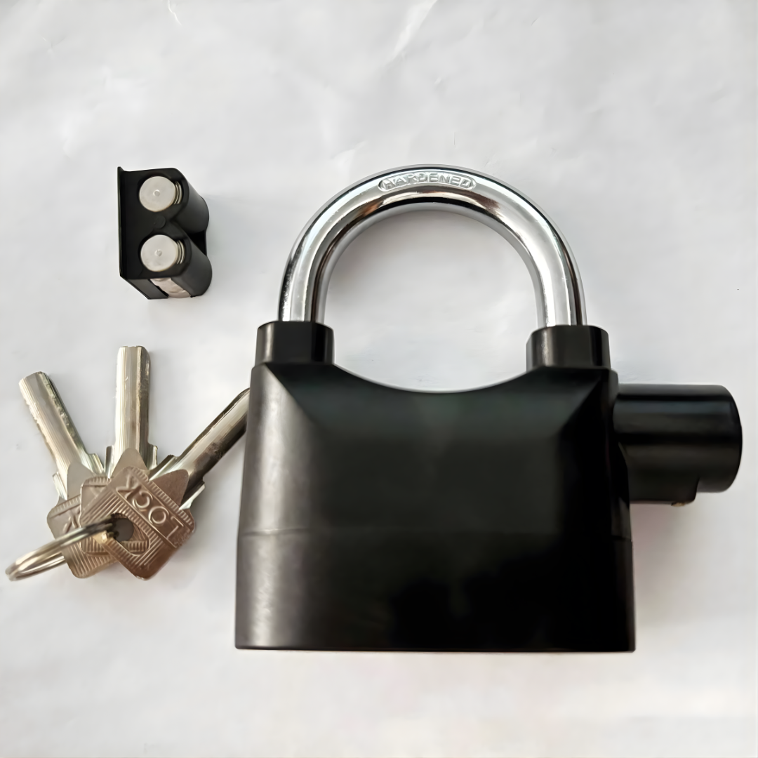 CANDADO DE SEGURIDAD CON ALARMA – Protección activa, alerta inmediata y tranquilidad en todo momento