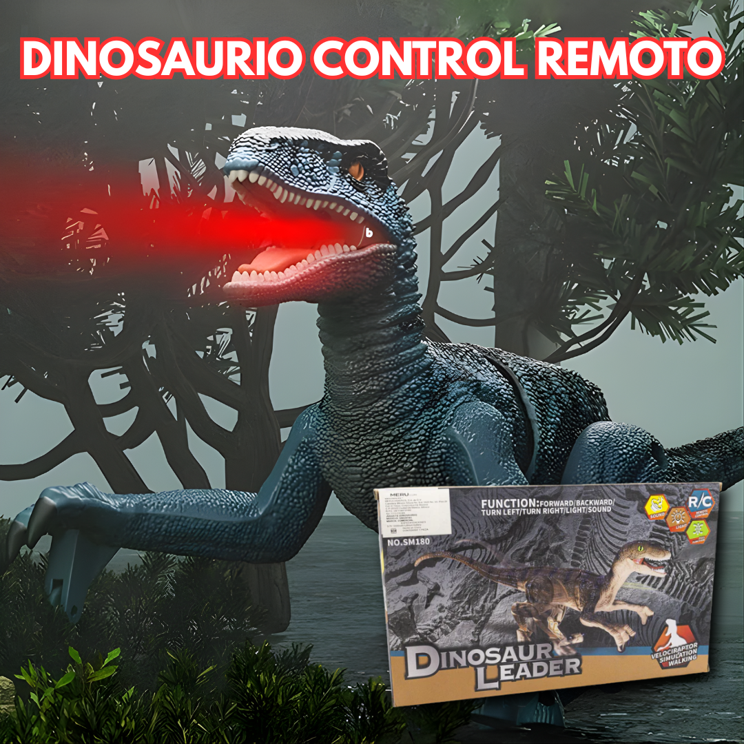 DINOSAURIO CONTROL REMOTO – Diversión interactiva, movimiento realista y aventuras sin límites