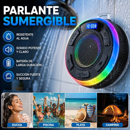 PARLANTE SUMERGIBLE – Música incluso bajo el agua