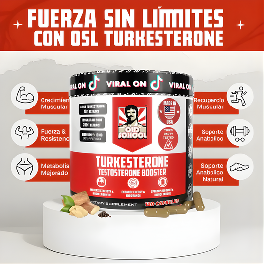 TUKESTERONE OLD SCHOOL – Potencia natural, rendimiento optimizado y apoyo muscular avanzado