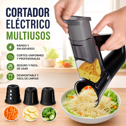 CORTADOR ELÉCTRICO MULTIUSOS – Cocina fácil y rápida