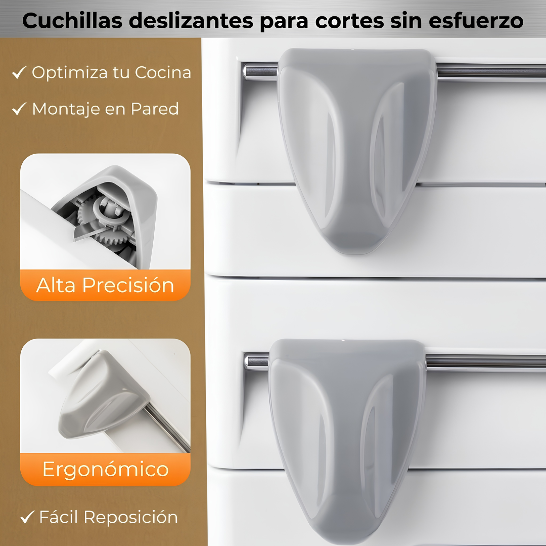 ORGANIZADOR DE COCINA FABRICADO EN PLÁSTICO RESISTENTE – Orden práctico 4 en 1