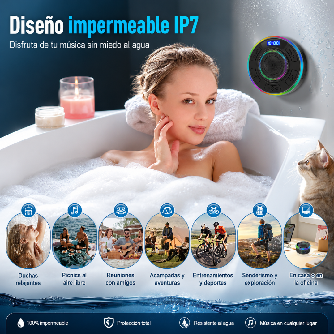 PARLANTE SUMERGIBLE – Música incluso bajo el agua