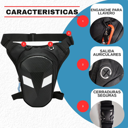 PIERNERAS FRENTE PASTA DURA CON OJOS BLANCOS — Diseño agresivo y espacio real para tu moto