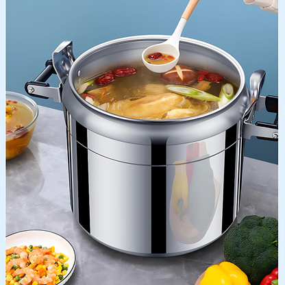 OLLA DE PRESIÓN DE ACERO INOXIDABLE – Cocina rápido y conserva el sabor