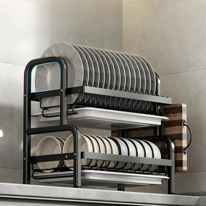 ESCURRIDOR DE PLATOS 2 NIVELES – Más orden, secado eficiente y cocina siempre organizada
