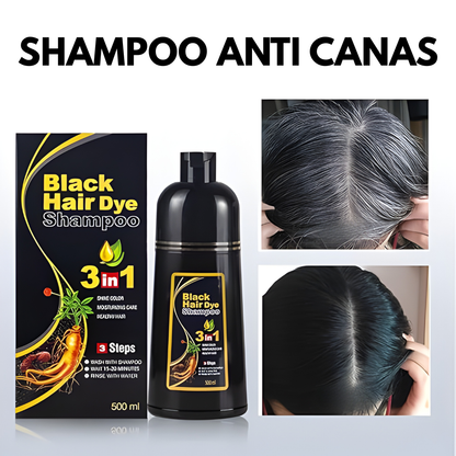 SHAMPOO ANTI CANAS – Color natural, cobertura progresiva y cabello revitalizado desde la raíz