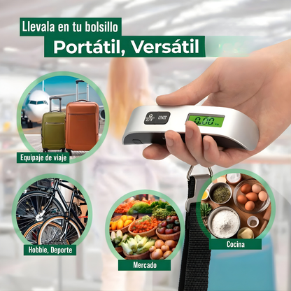 BÁSCULA PARA MALETA – Viaja sin sorpresas ni sobrepeso en tu maleta