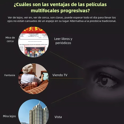 LENTES BIFOCALES – Visión clara de cerca y de lejos