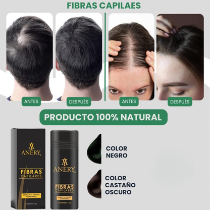 FIBRAS CAPILARES — Mayor cobertura al instante para hombres y mujeres