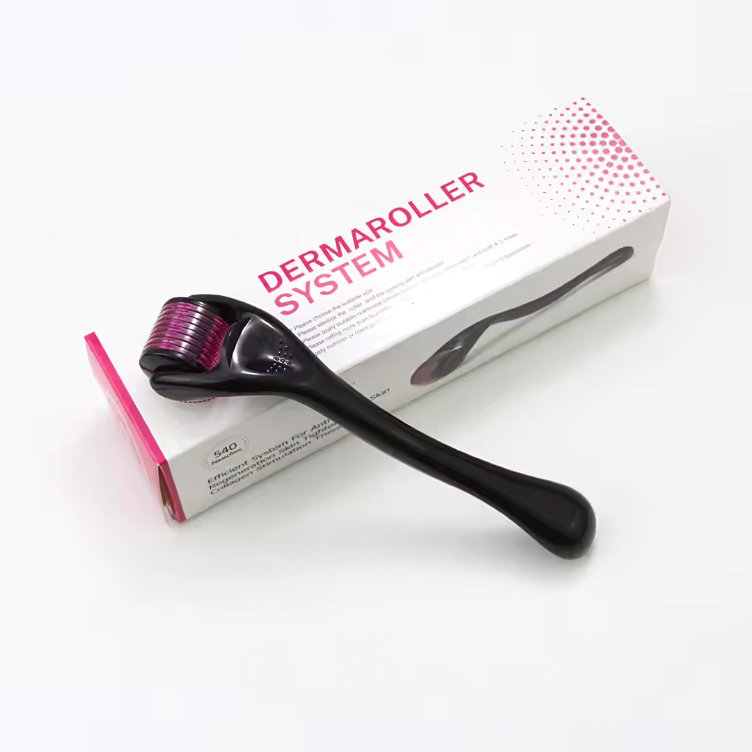 DERMAROLLER RODILLO PARA LA PIEL, BARBA Y CABELLO – Renovación facial desde casa