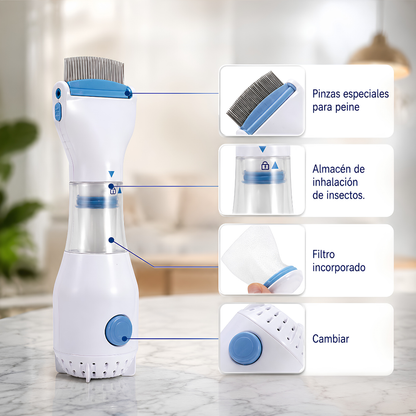 ASPIRADOR DE PIOJOS – Eliminación segura, sin químicos y cuidado delicado para los más pequeños