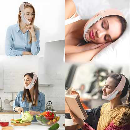 FAJA FACIAL REDUCTORA DE PAPADA – Soporte firme, contorno más definido y apariencia más estilizada
