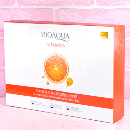 KIT DE VITAMINA C BIOAQUA - Rutina completa iluminadora y antimanchas