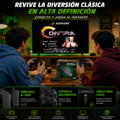 CONSOLA GAME STICK LITE 4K – Miles de clásicos en un solo dispositivo, conecta y juega en segundos