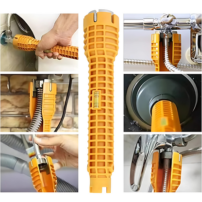 LLAVE DE FONTANERÍA 8 EN 1 – La herramienta versátil para todo fontanero