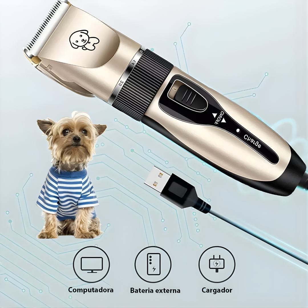 KIT DE PELUQUERÍA PARA MASCOTAS — Corte preciso y cuidado en casa