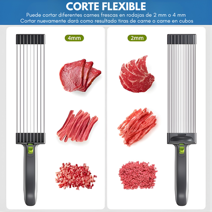 REBANADOR DE CARNE – Cortes perfectos, uniformes y sin esfuerzo en segundos