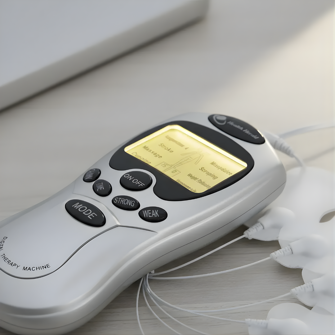 DISPOSITIVO DE TERAPIA DIGITAL – Alivia dolores musculares y tensión desde casa con electroestimulación profesional