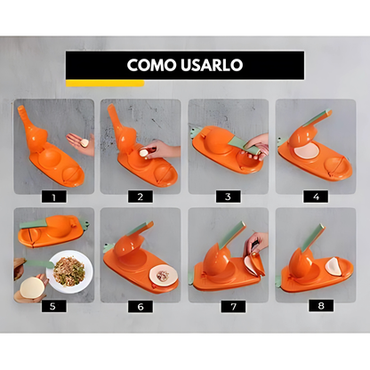 MOLDE DE EMPANADAS – Prepara bocados perfectos en segundos y sin esfuerzo