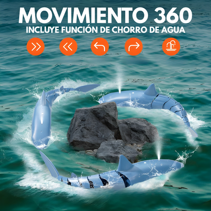 TIBURÓN CONTROL REMOTO – Diversión acuática, control total y aventura en el agua