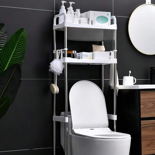 ESTANTE SOBRE INODORO – Organización inteligente, más espacio y baño siempre ordenado