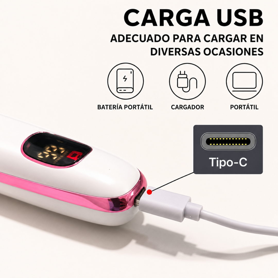 KIT DEPILADOR PARA DAMA — Depilación suave, sin dolor, sin pelos encarnados