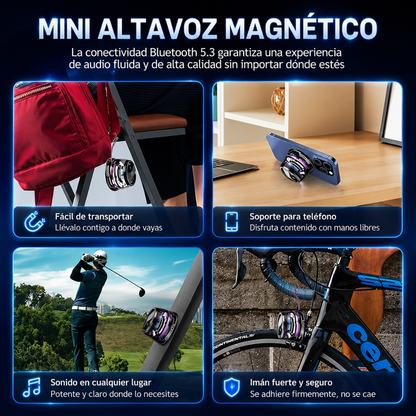 ALTAVOZ MAGNÉTICO G200 – Sonido potente donde quieras