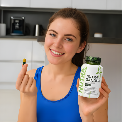 NUTRA (ASHWAGANDHA) X 60 CÁPSULAS – Equilibrio natural, apoyo al estrés y bienestar integral diario