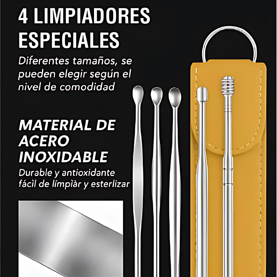KIT LIMPIA OIDOS – Higiene auditiva profesional en casa
