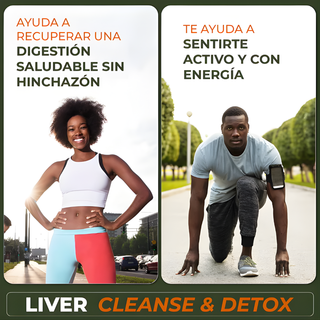LIVER CLEANSE & DETOX – 70 CÁPSULAS – Depuración natural, energía renovada y apoyo avanzado para tu hígado