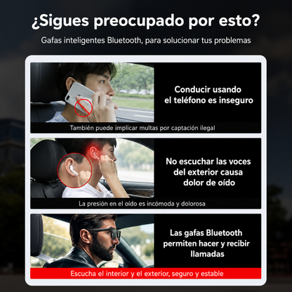GAFAS DE AUDIO – Escucha tu música y mantente conectado con el mundo al mismo tiempo