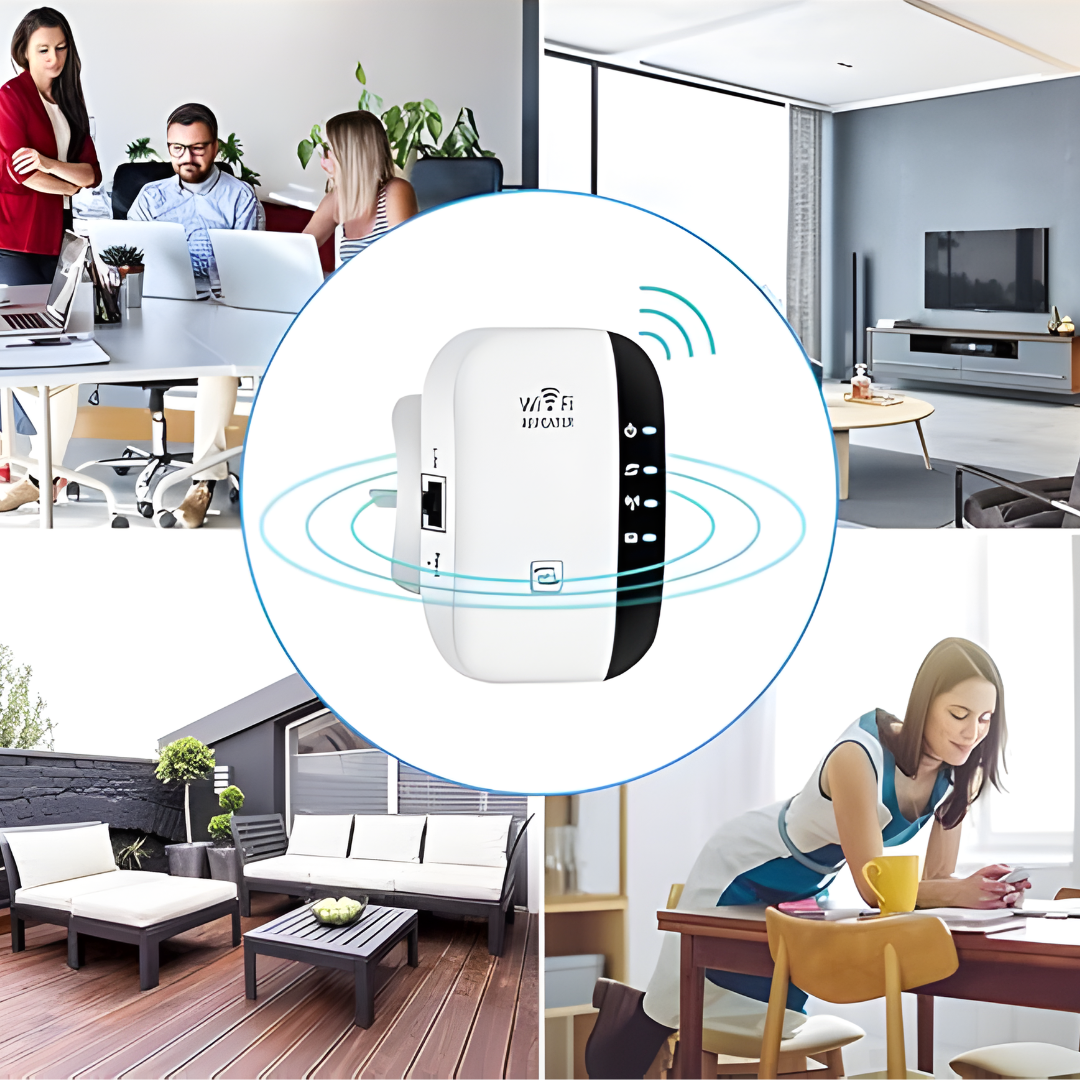 REPETIDOR WIFI ALTA CALIDAD – Maximiza tu señal fácil y rápido
