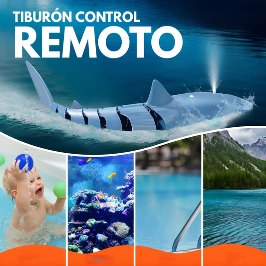 TIBURÓN CONTROL REMOTO – Diversión acuática, control total y aventura en el agua