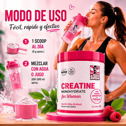 CREATINE FOR WOMEN – Energía y belleza en un solo suplemento