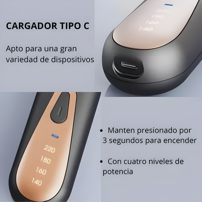 CEPILLO ALISADOR INALÁMBRICO – Cabello perfecto en minutos, sin cables y estés donde estés