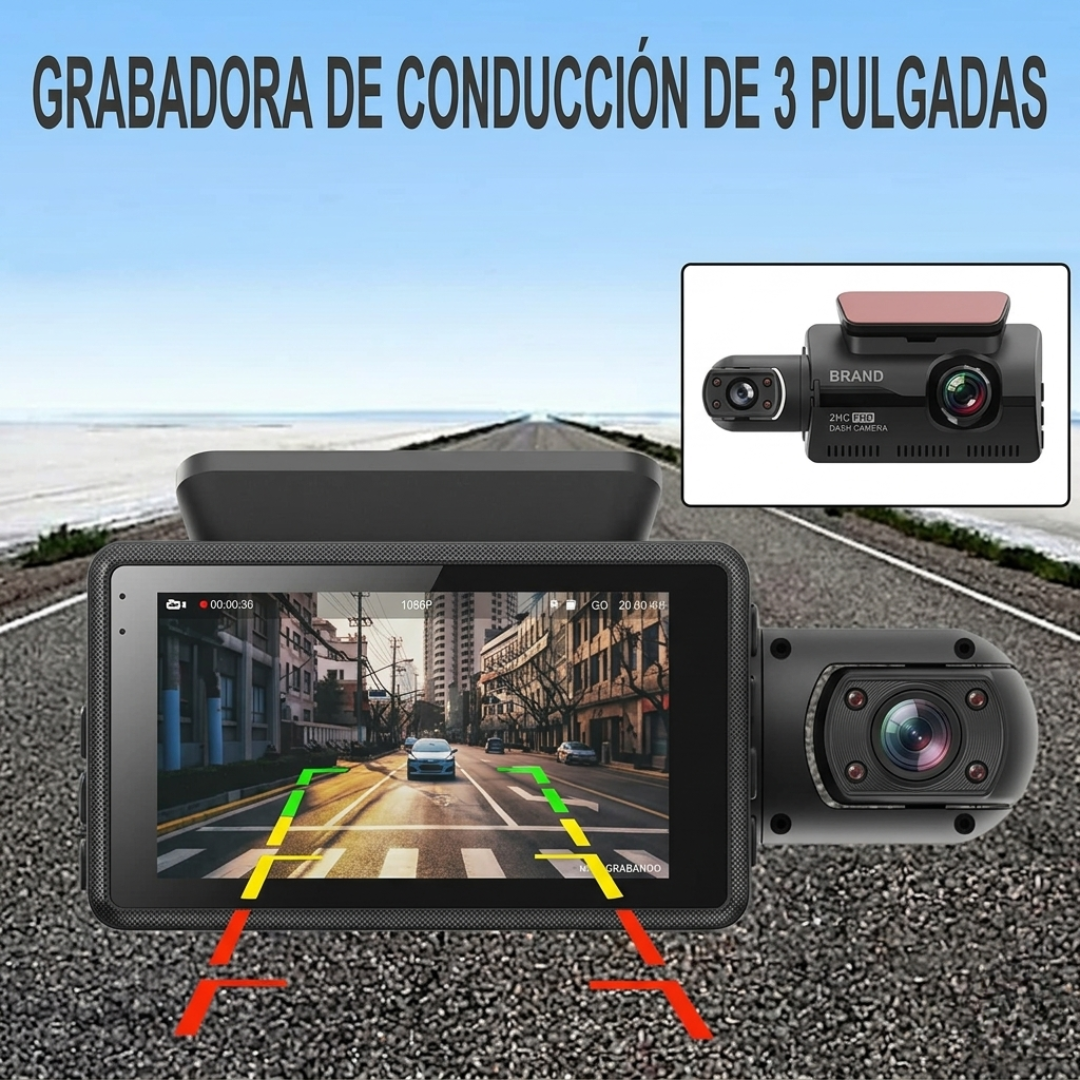 CAMARA CARRO AB-Q614 AERBES — Tu testigo ocular de seguridad 24/7