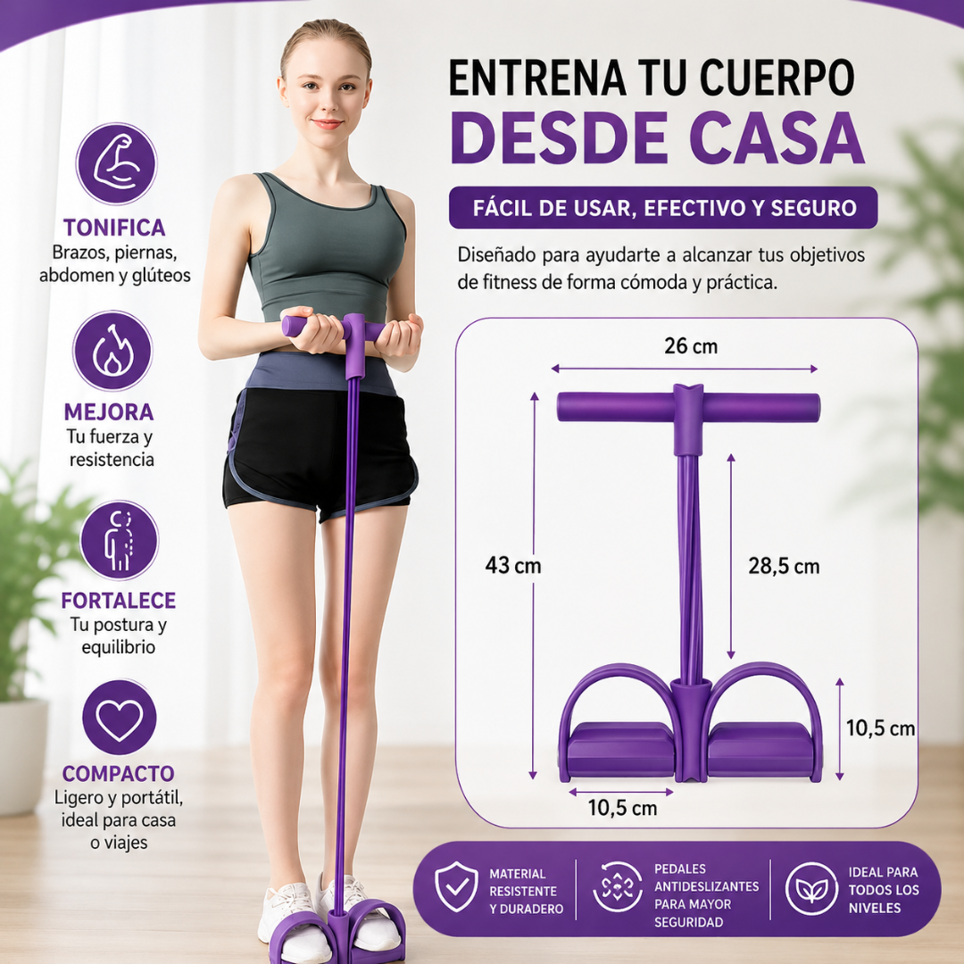 EJERCITADOR DE RESISTENCIA MULTIFUNCIONAL – Entrena todo tu cuerpo desde casa