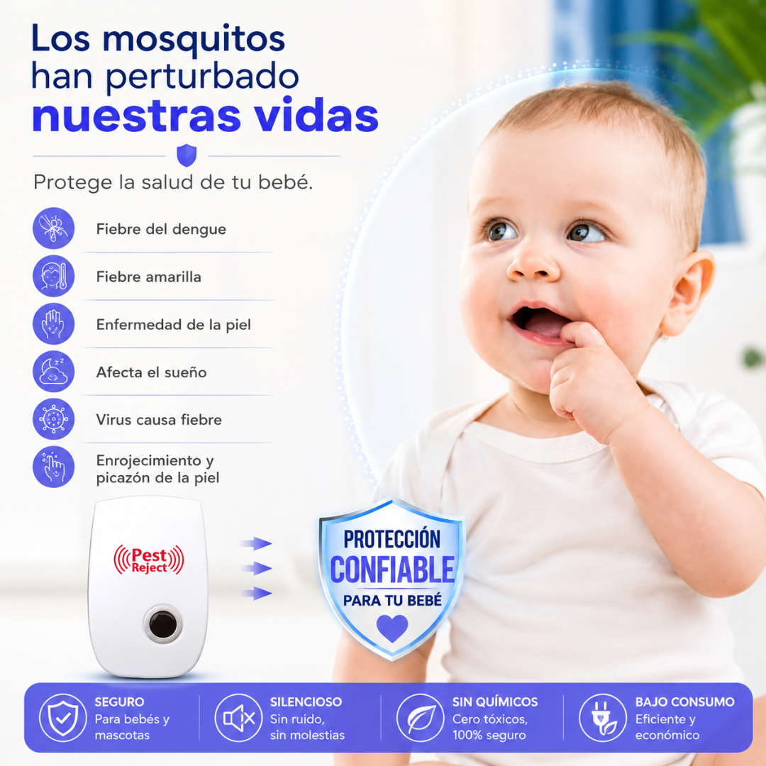 REPELENTE ANTIPLAGAS PACK X2 – Protección práctica contra plagas, solo conecta y deja actuar
