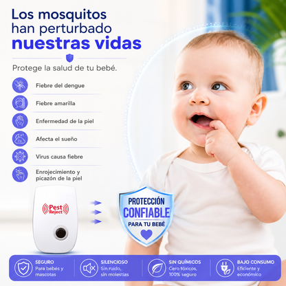 REPELENTE ANTIPLAGAS PACK X2 – Protección práctica contra plagas, solo conecta y deja actuar