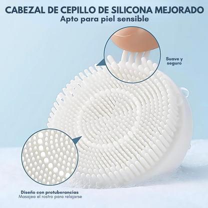 CEPILLO DE LIMPIEZA FACIAL 5 EN 1 – Limpieza profunda, exfoliación completa y cuidado facial en casa