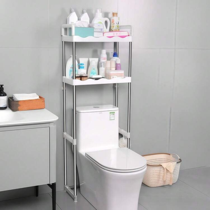 ESTANTE SOBRE INODORO – Organización inteligente, más espacio y baño siempre ordenado
