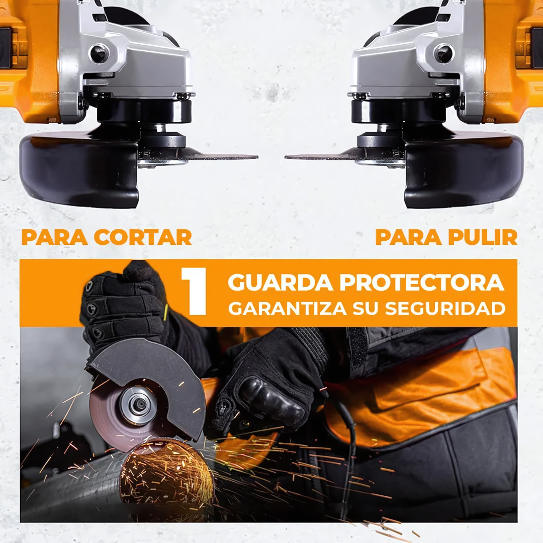 AMOLADORA / ESMERILADORA – Potencia profesional, cortes precisos y control total en cada trabajo